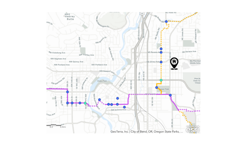 Bend Bikeway Project and Hiatus Ninth - Twinhome community